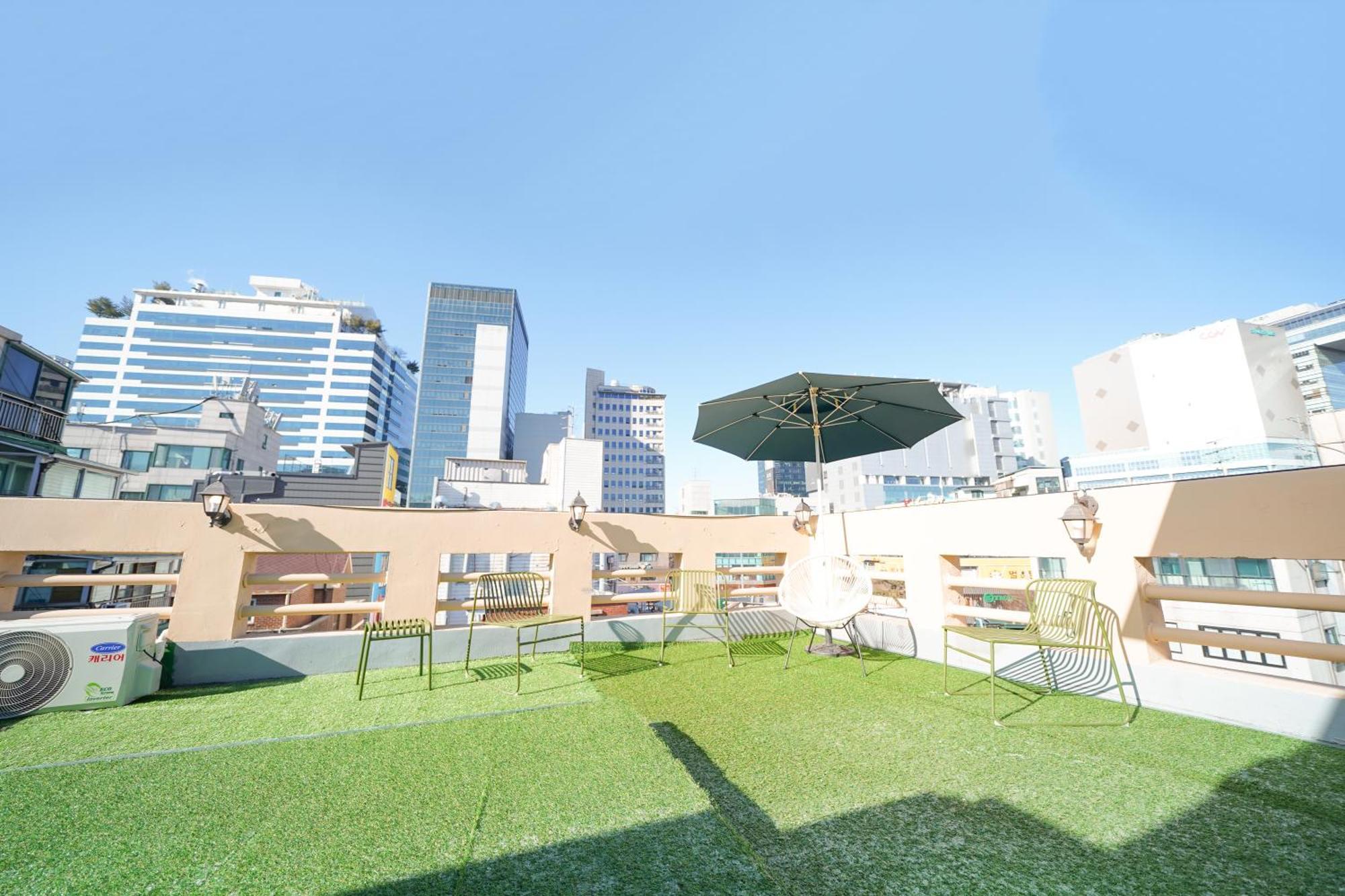Ferienwohnung Romantic Rooftop House Seoul Exterior foto