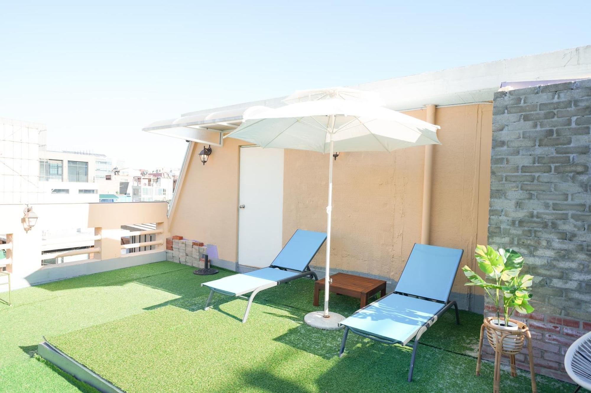 Ferienwohnung Romantic Rooftop House Seoul Exterior foto